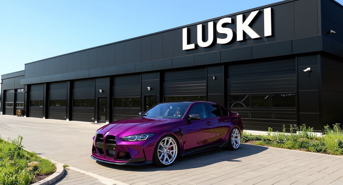 LUSKI Stars — BMW M3 G80 Purple Chrome